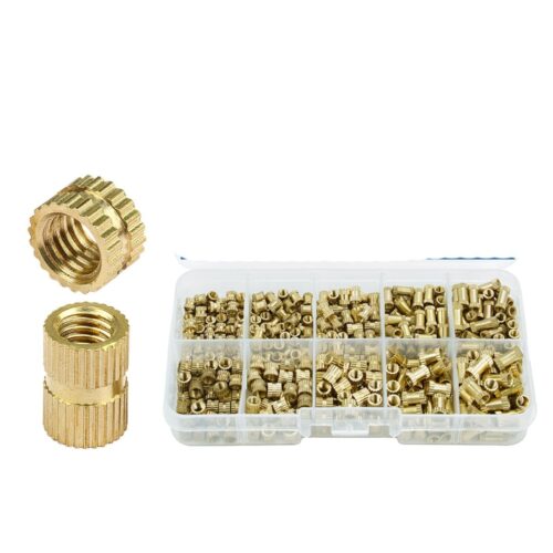 Kit d'écrous à insertion en laiton M2 M2.5 M3 500pcs