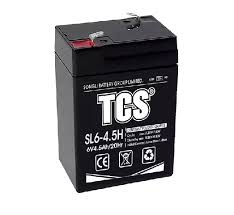 Batterie rechargeable ACID 6V 4.5AH TCS 70x47x101mm