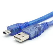 Cable USB mini B 0.3m pour Arduino nano