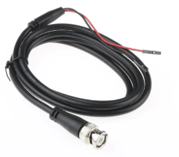 Cordon de test BNC Hirschmann Noir 60V c.c long. 1.2m