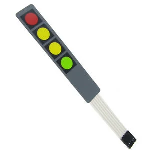 Clavier 4 touches 107x20x0.8mm