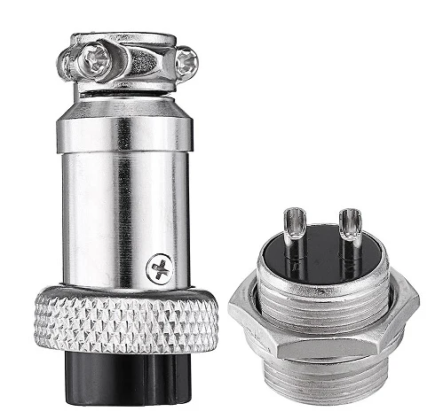 Connecteur Aviation GX16 2Pin Male+Femelle