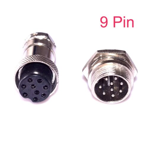 Connecteur Aviation GX16 9Pin Male+Femelle