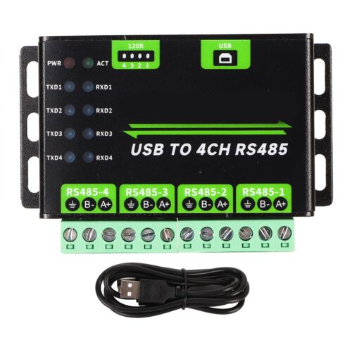 Convertisseur industriel USB vers 4CH RS485