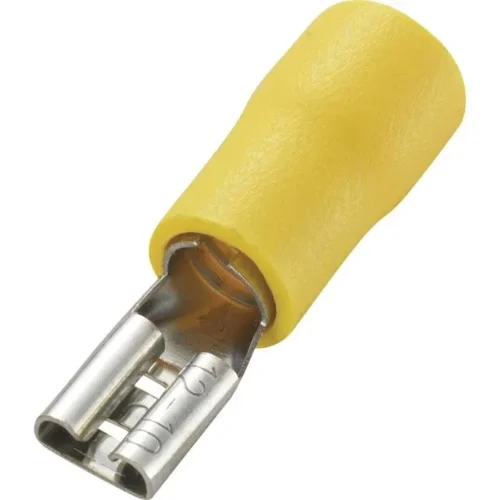 Cosse Fiche Femelle Jaune FDD5-250