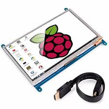 Ecran tactile LCD waveshare 7 pouces HDMI 800x480  pour Raspberry