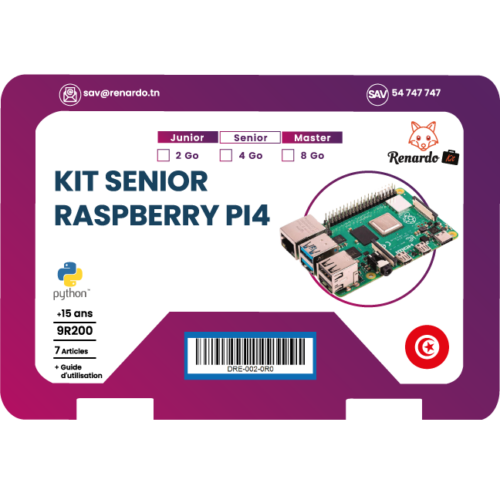 Kit senior Raspberry PI4 8GO