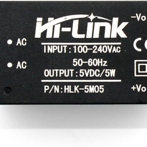 Module d'Alimentation Isolé HLK-5M05 Vin=240VAC; Vout=5VDC/5W