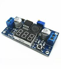 Module d'alimentation LM2596S 2A  Vin : 4-40V Vout :1.3 - 37V + voltmétre