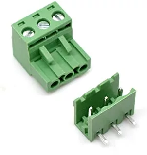 Borne à vis Connecteur 3 PIN vert