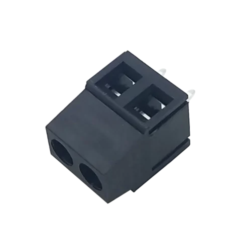 Borne à vis noir KF128-2Pin 5,08 mm
