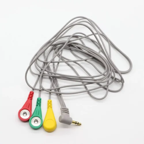 Cable capteur 3 fils électrodes ECG/EKG/EMG