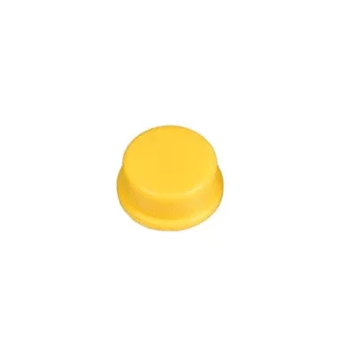bouton jaune pour bouton poussoir Noir 12x12x7mm