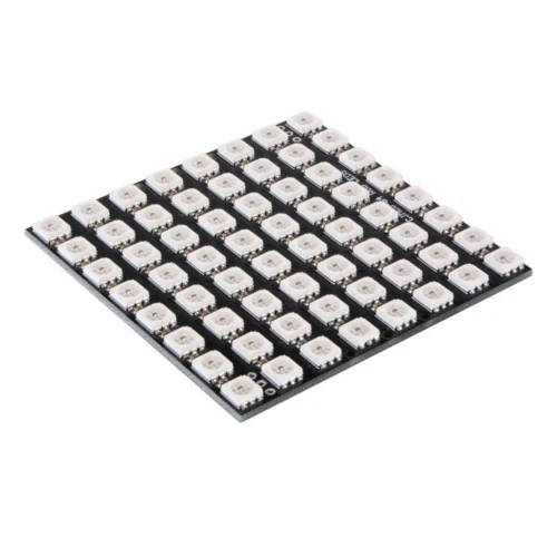 Carte Carré 64 x LED 8x8 SMD RVB 5050 - WS2812