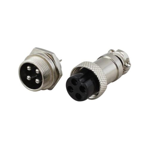 Connecteur Aviation GX12 4Pin Male+Femelle