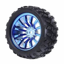 Roue Bleu 130 mm pour robot