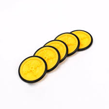 Roue jaune 410 D=41mm , l'axe=3mm