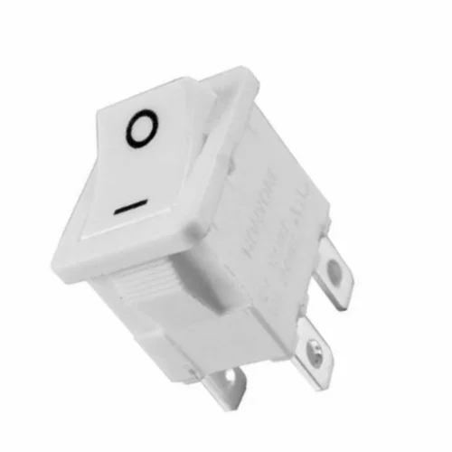 interrupteur à bascule marche arrét KCD11 2Pin 3A-250V Blanc