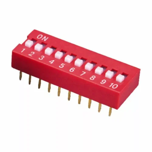 Interrupteur DIP Switch 10Pin 2,54 mm