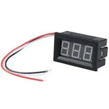 Afficheur voltmètre rouge DC 0.56"- 0-100 V 3 fils