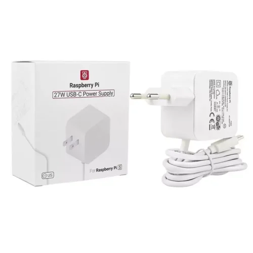 adaptateur officiel Raspberry Pi 5 USB-C 5.1V 5A SC1407