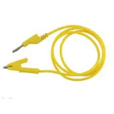 Cordon banane-banane 4 mm jaune 0.5M