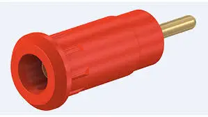 Connecteur Femelle de fiche banane 2 mm rouge