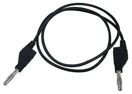 Cordon banane-banane 4 mm Noir 1,5 métre