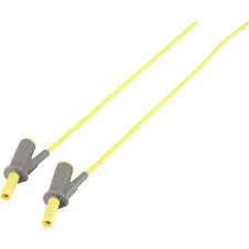 Cordon banane-banane 4 mm jaune1,5 métre