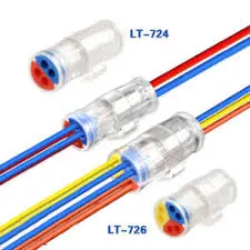 Mini connecteur de bornes de fil électrique 2 broches