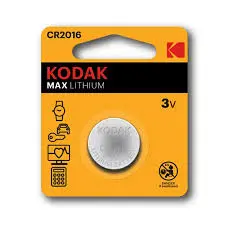 Pile bouton KODAK MAX CR2016