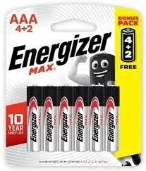 Pile AAA Energizer Alcaline 4+2P