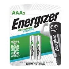 Pack 2xAAA Rechargeable Energizer