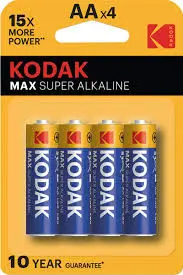Pack 4 batterie KODAK 4xAA Alkaline