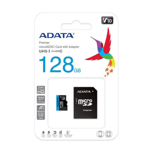 Carte Memoire Micro SD 128Go ADATA