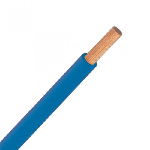 Fil electrique souple 0.75mm² bleu L=1M